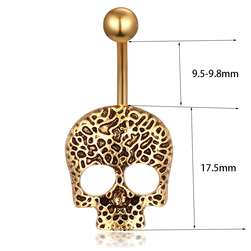16G labret stud size and finish detail
