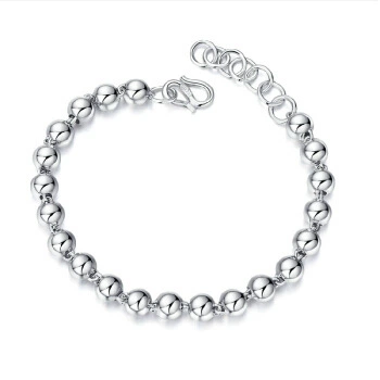 Silver bracelet, universal chain for men and women, simple and elegant design, silver 925 sample