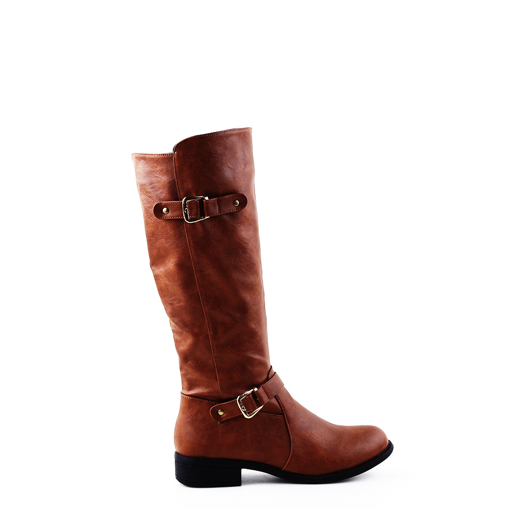 Bottes femme en PU artificiel - Ref 3354997 Image 5