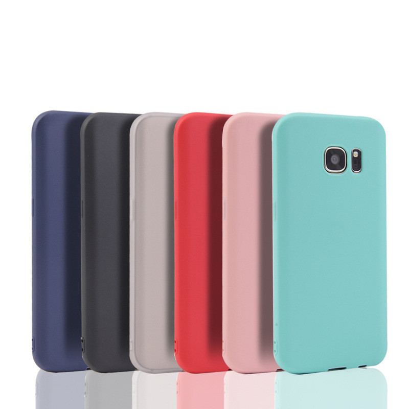 For Samsung S7 mobile phone case candy color S8 anti-fall S6edge all-inclusive A720 protective cover for foreign trade