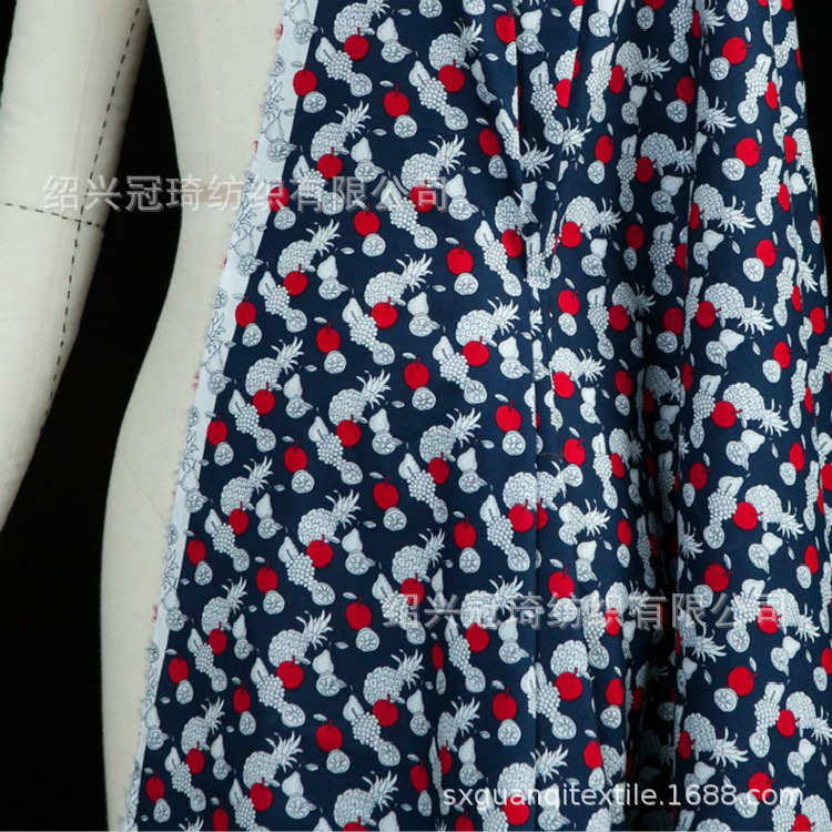 人棉数码印花布料彩色人棉面料数码印花加工