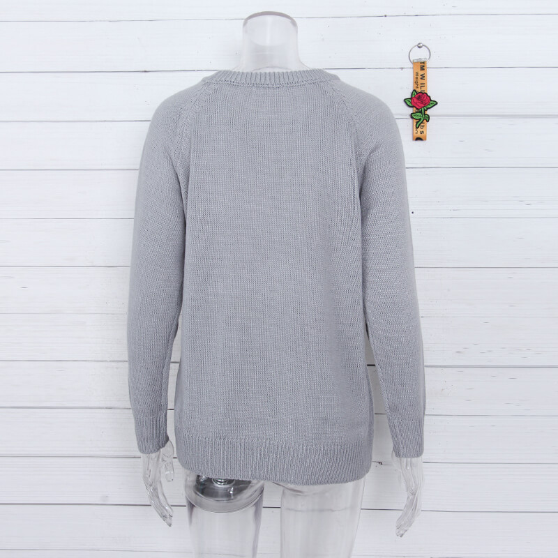 441g Weight Long Sleeve Sleeve Length Pullovers Placket Type Regular Sleeve Sleeve Type Polyacrylonitrile Fiber, knit Fabric Type Regular Top Length Sweater Tops Type Daily, Street Occasion Round Neck Neckline Slim Fit Type Heart Shape Pattern Spring, Autumn Season Women's Gender Elegant Style Wholesale Women's Elegant Heart Shape Long Sleeve Sweaters & Cardigans 17
