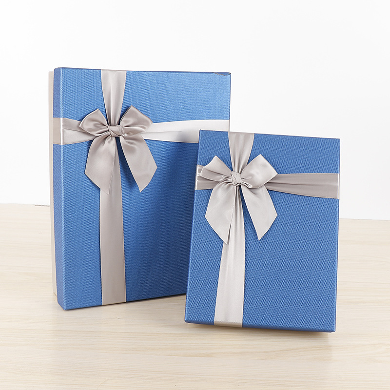 供应长方形礼品大小号衬衫盒礼品盒 天地盖礼物白卡纸盒 定制logo