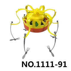 Chow Crown Crown Food Hat Fun Prank Party Bubble Crab Same Style Toy