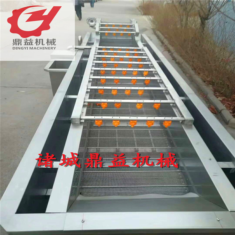 厂家直供大型果蔬清洗机 毛辊海蛎子清洗线 加工定制果蔬清洗机