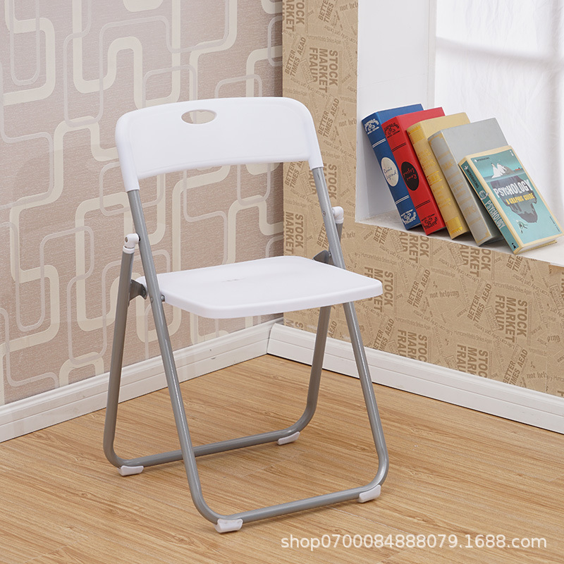 Silla plegable de plástico, oficina o exposición, moderna, venta directa de fábrica