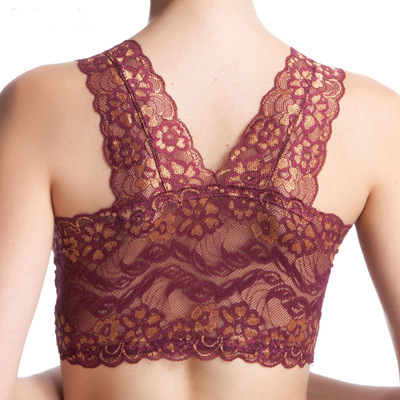 Thin section sexy Lace Bras Wireless Bras vest Wireless ventilation Primer sleep No trace Underwear