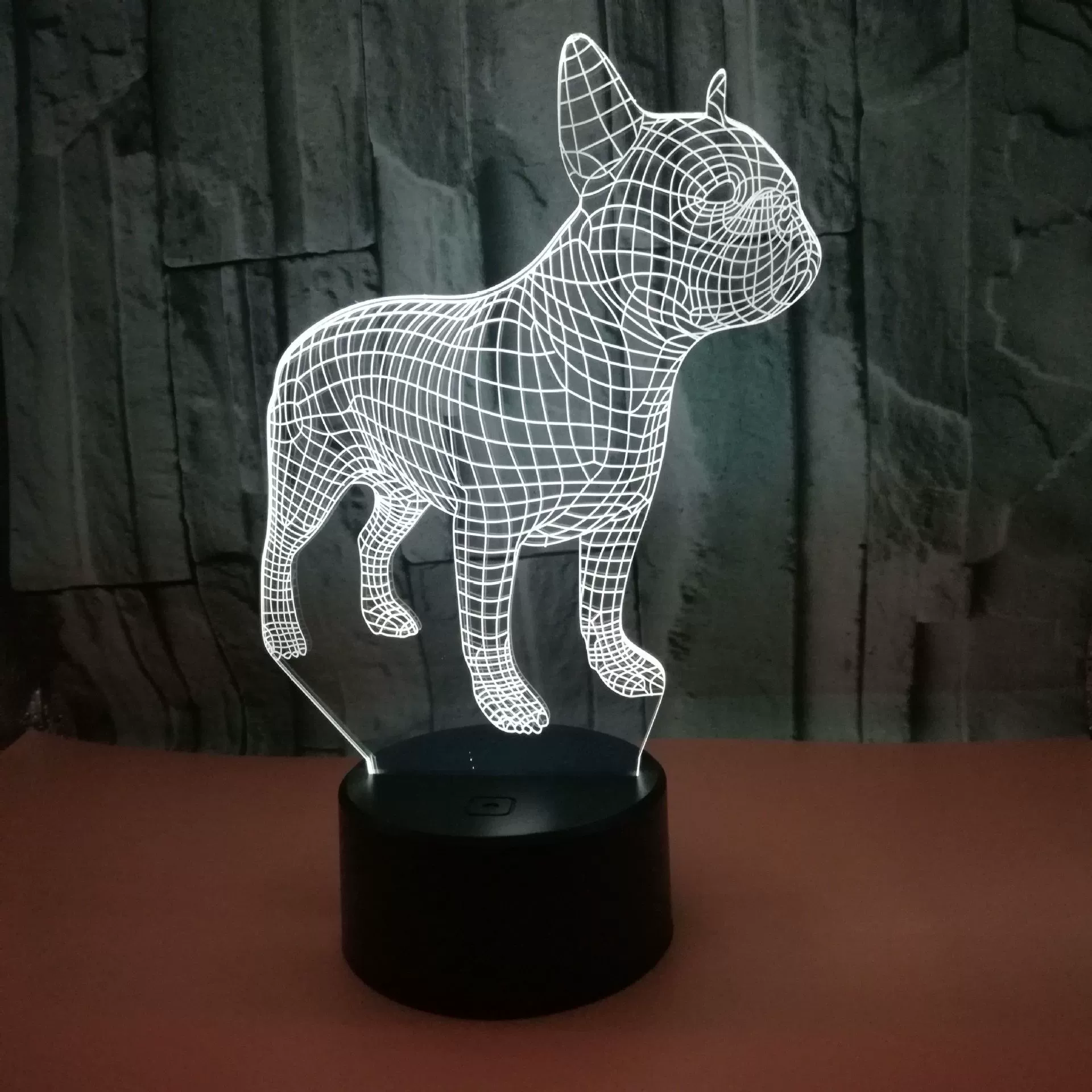 Ночной светильник, настольная лампа, 3D, пульт дистанционного управления