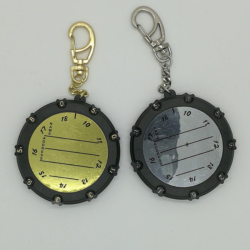 高尔夫记分器塑料圆形18洞杆数计分下场练习用品