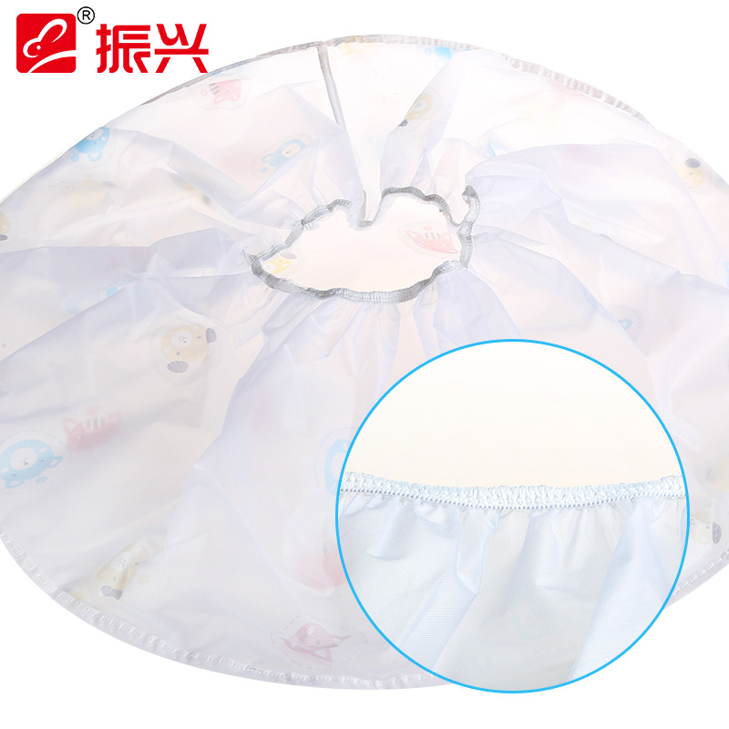 Zhenxing impresión transparente cubierta completa cubierta de polvo del ventilador eléctrico impermeable a prueba de humedad cubierta de la cubierta del ventilador del piso del hogar de 16 pulgadas image 3