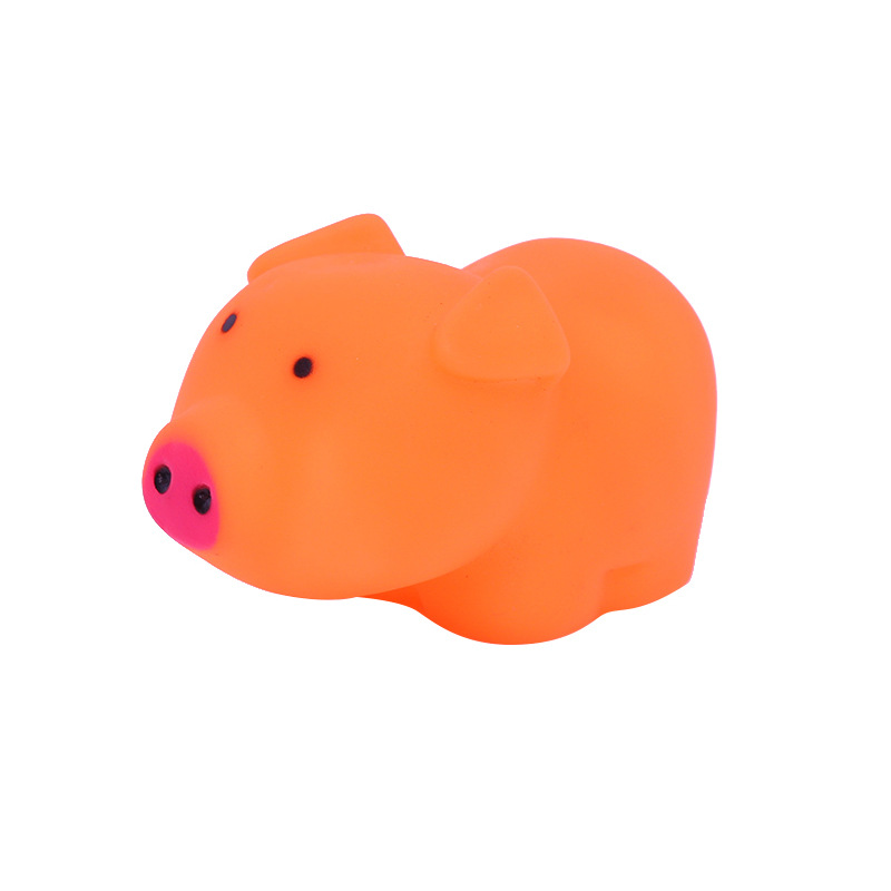 Suministros para mascotas al por mayor perro molar resistente a la mordedura de vinilo cerdo juguete de sonido perro suministros de entrenamiento juguetes para mascotas