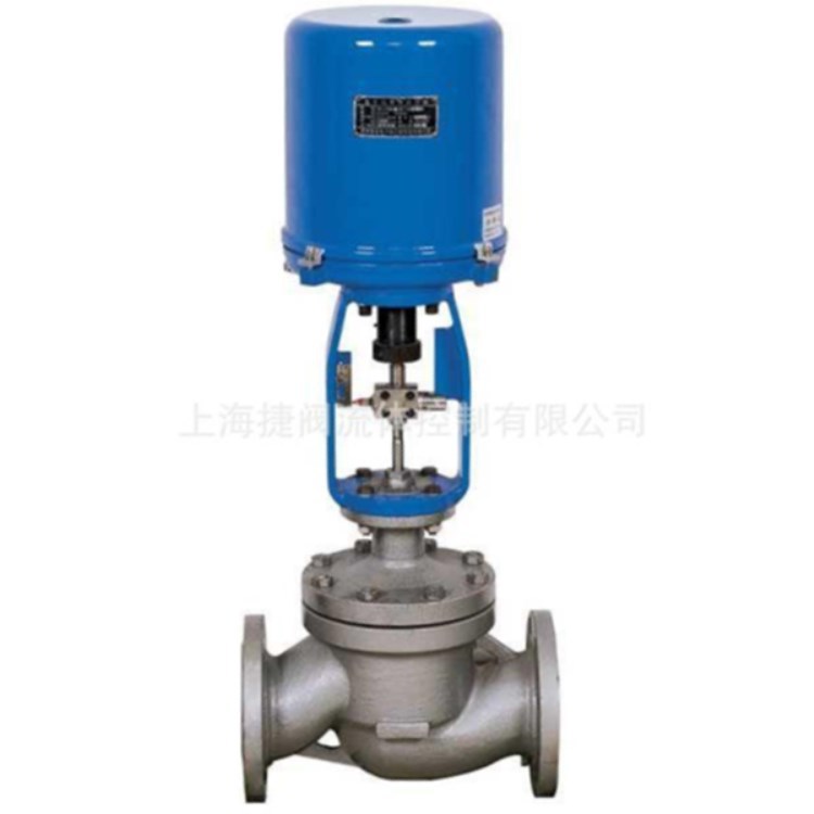 ZDLP碳钢电动电子式单座调节阀 电动气体流量调节阀 铸钢调节阀