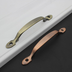 Stainless steel zinc alloy handle modern minimalist cabinet drawer chrome plus white extended handle chrome plus black large and small handles