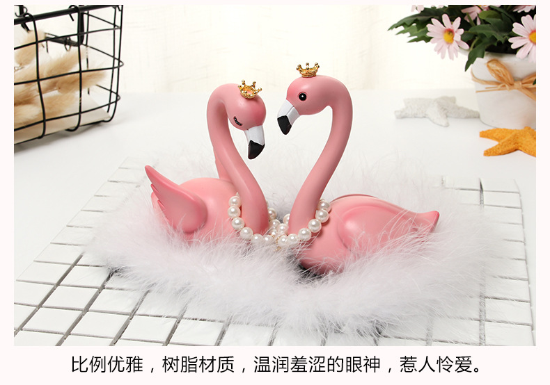 火烈鸟车摆件_08