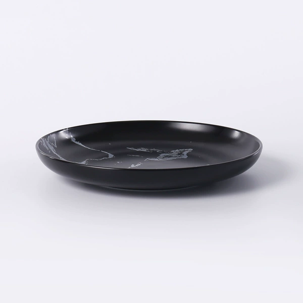 8-inch Yabo rice plate (black)