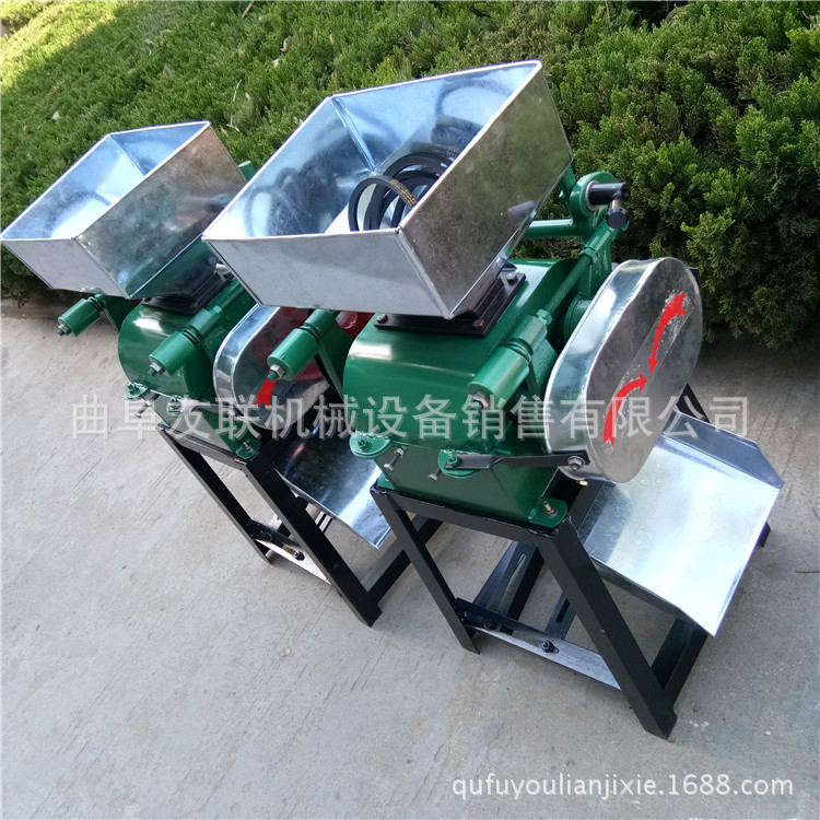 家用电动压扁机 供应粮食扎扁机 高粱花生破碎机 厂家20
