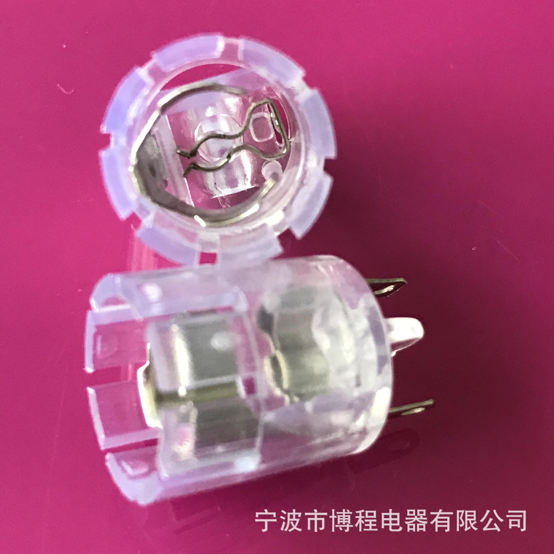 卷发器针式转尾电线美发器转尾插头母座美规电源插头旋转水晶母头