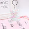 Nail sequins, double-sided keychain, pendant