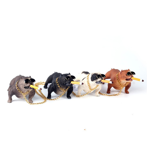 American bully dog ​​model creative simulation resin car puppy car interior decorations car front decorations car accessories