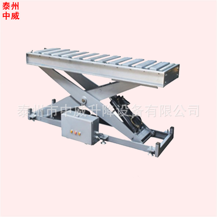 供应供应滚筒式电动升降台升降车 滚轴型升降平台  油压提升机