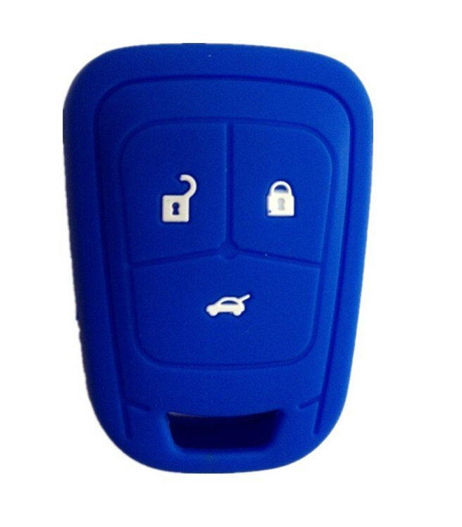 Suitable for Chevrolet Aveo Cruze Silicone Key Case Straight Type Special Car Remote Control Protective Cover Buckle