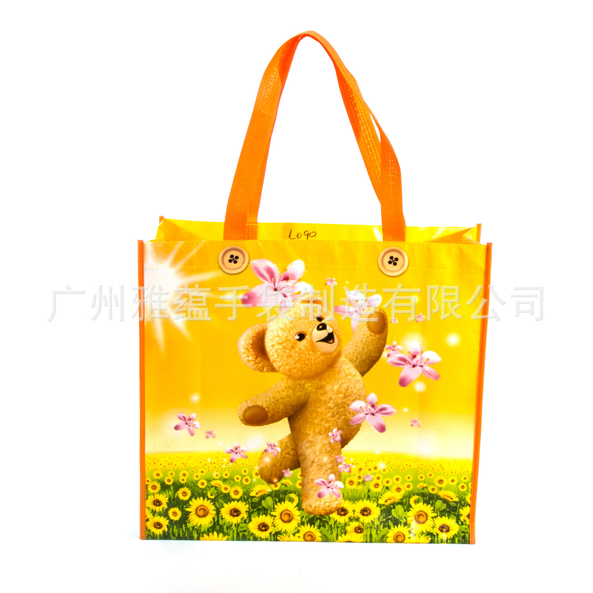 供应无纺布PP复膜袋覆膜袋四色印刷哑膜购物袋可免费设计环保收纳