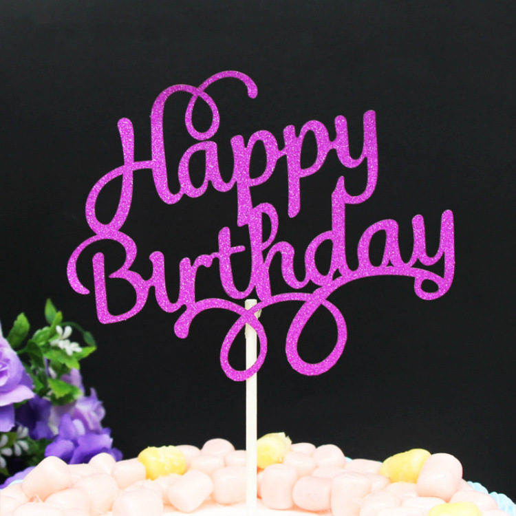 Birthday Letter Paper Birthday Cake Decorating Supplies display picture 1