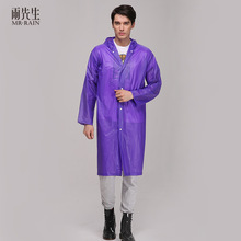 雨先生 成人连体雨衣pvc加厚户外漂流雨衣 创意成人雨披 厂家直销