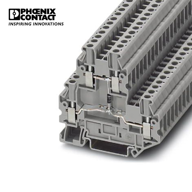 菲尼克斯 元件端子2.5平方螺钉连接UTTB 2,5-LA 24 RD-3046663