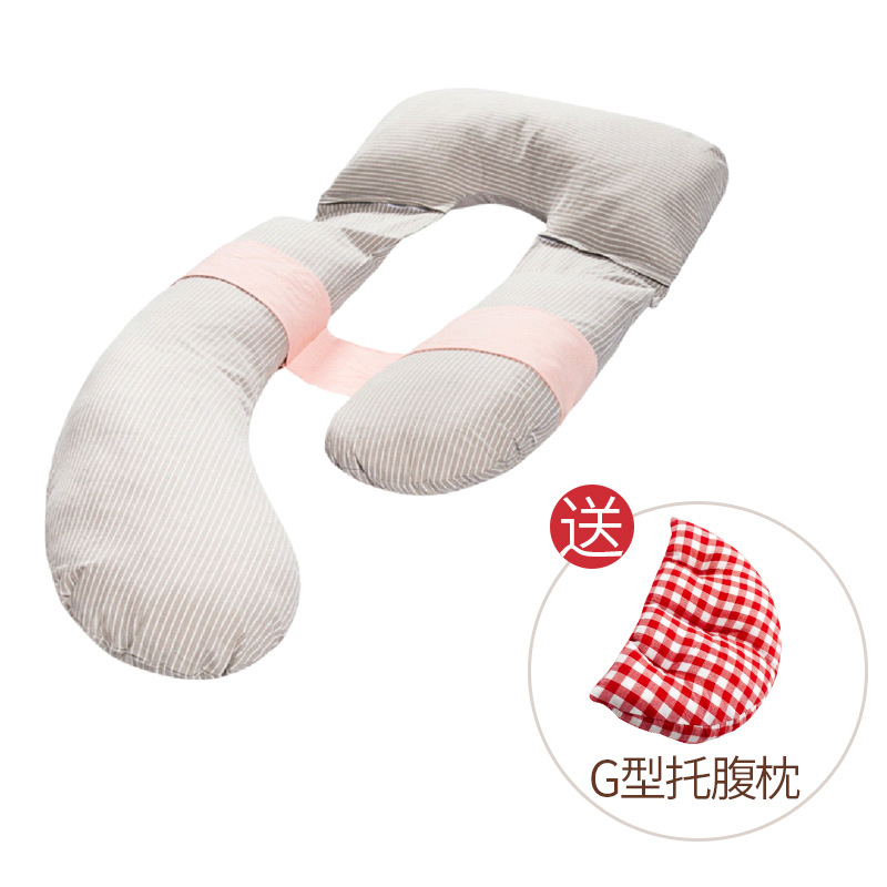 孕妇枕头护腰侧睡枕托腹G型枕 侧卧枕多功能睡觉睡枕靠枕哺乳枕头|ru