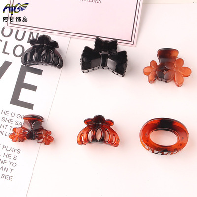 刘海夹发夹小号抓夹韩国貂毛头饰品小夹子女成人百搭毛毛顶夹发卡|ru