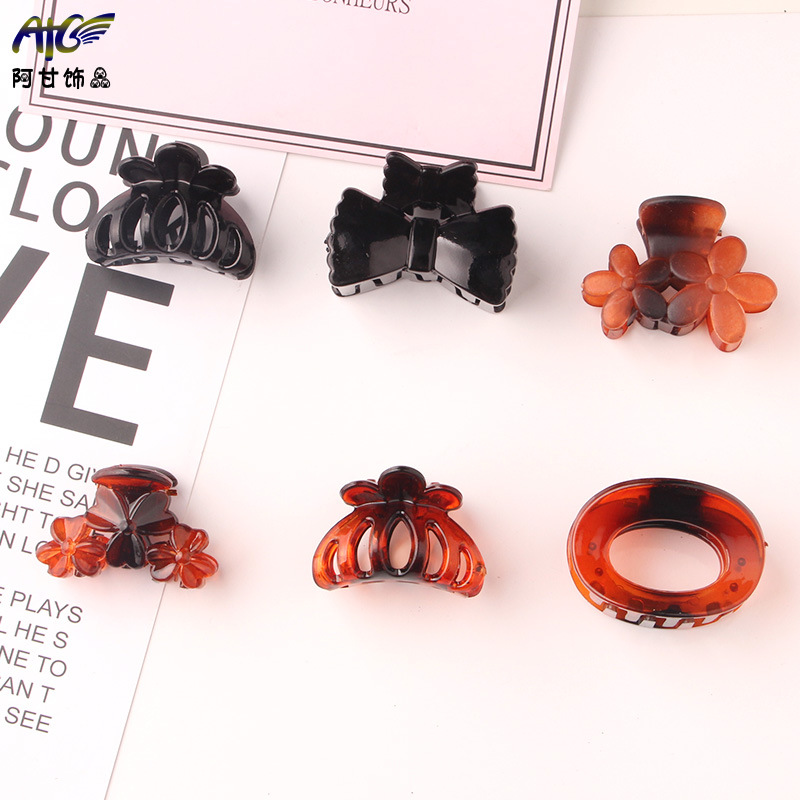 刘海夹发夹小号抓夹韩国貂毛头饰品小夹子女成人百搭毛毛顶夹发卡|ru