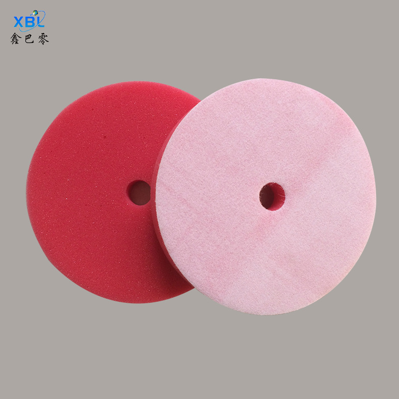 国产抛光绵 抛光球 打蜡盘 海绵轮 抛光轮 镜面还原盘 7寸抛光绵