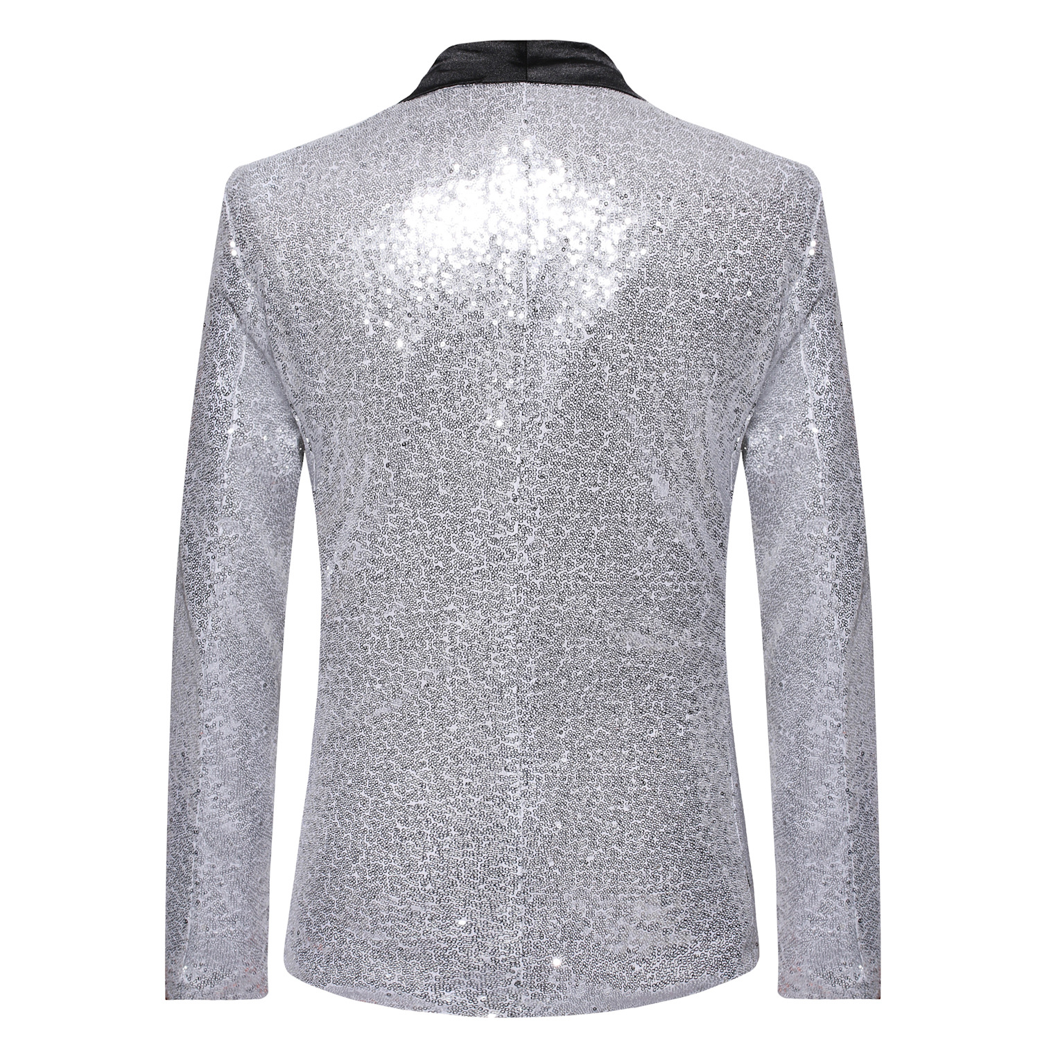 1 Abito con paillettes, abbigliamento da uomo per discoteca, presentatore, presentatore, giacca da studio, taglia europea, all'ingrosso_voghion.com