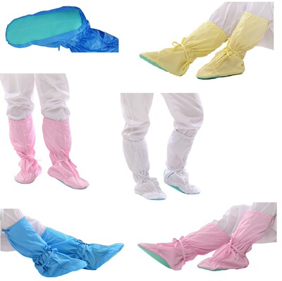 防塵防沙鞋套沙漠旅遊鞋軟底鞋無塵套靴長筒淨化鞋防靜電連體服靴