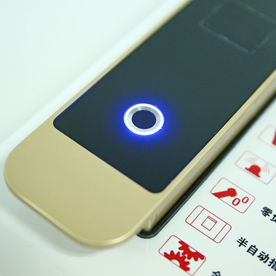 高级智能滑盖指纹锁家用防盗门遥控密码卡手机可视远程感应电子锁|ms