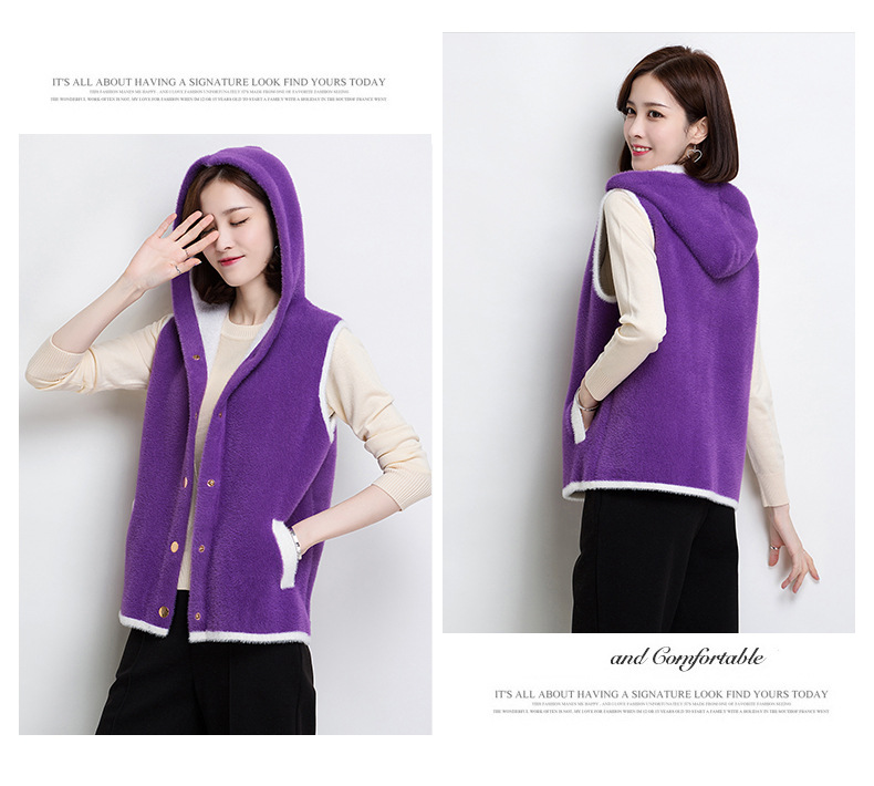 Gilet femme YAQI en Tricot - Ref 3317393 Image 14