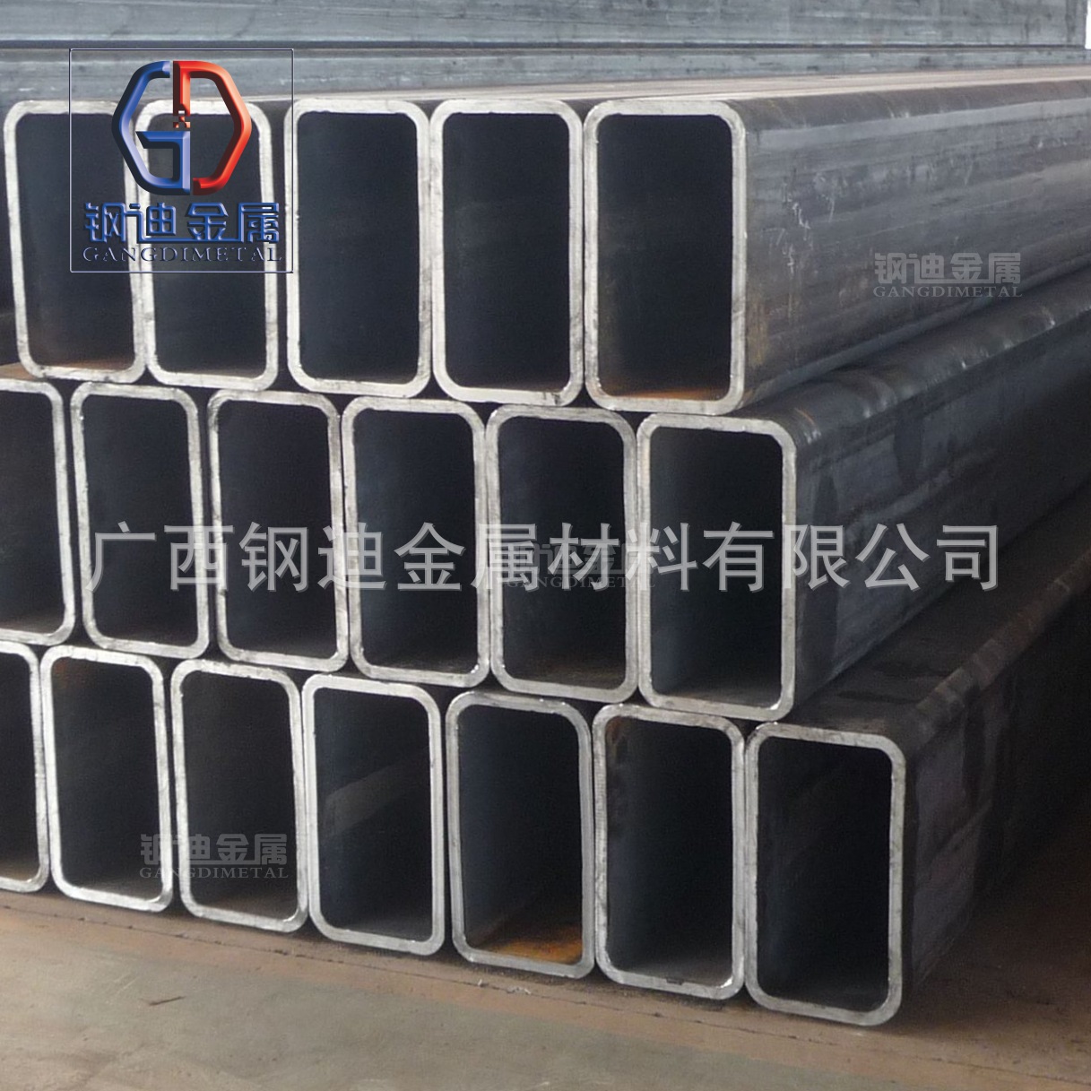 现货直销 规格齐全 南宁热轧黑方管 125*125方通 矩形 Q235 Q345