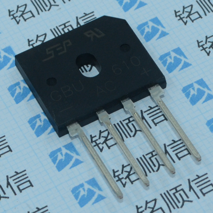 GBU610【出售国产】正面玻璃钝化整流桥插件深圳现货供应