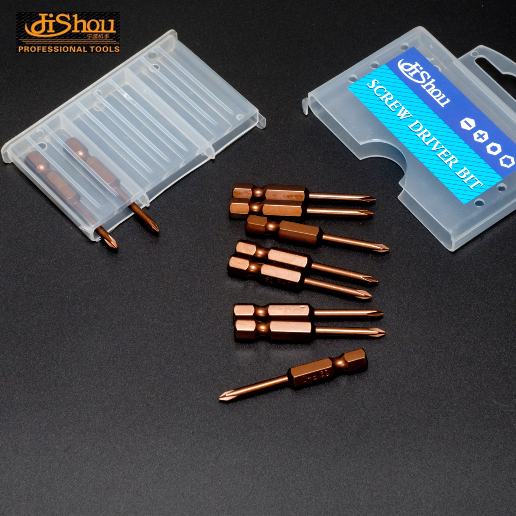 厂家直销进口S2古铜冲击批头 风批头 螺丝起子头十字撞批咀电批咀