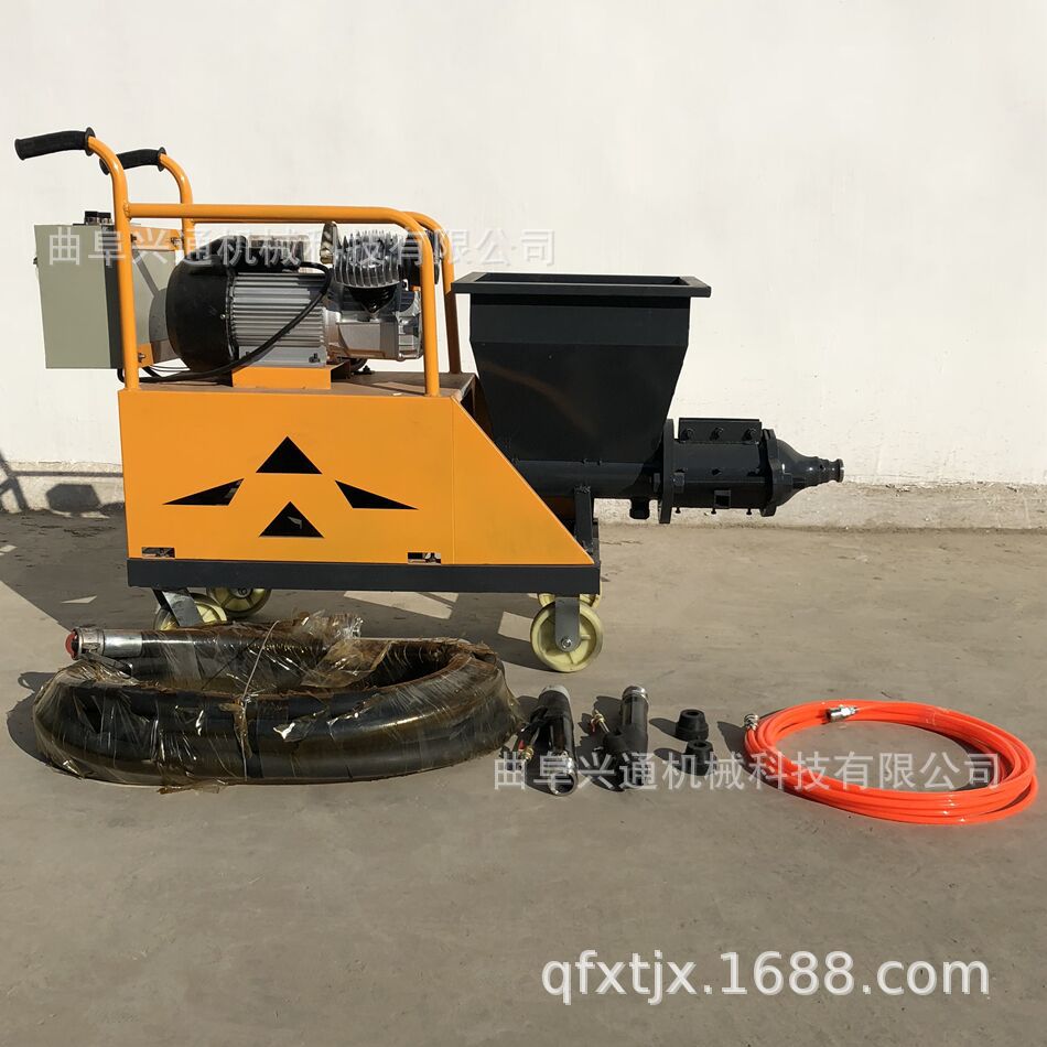 多功能砂浆腻子喷涂机室内装修建筑专用喷浆机腻子砂浆喷涂机视频