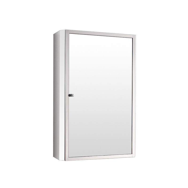 佛山廠家直銷挂牆式不鏽鋼鏡櫃 簡約現代衛生間加厚浴室銀鏡鏡櫃