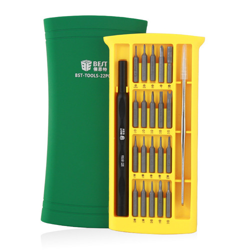 Best Precision 22-in-1 Tool Set Apple Huawei Mobile Phone Computer Repair Screwdriver Combination Set