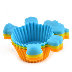 卡通可愛小熊蛋糕模 硅膠布丁模 家用創意 硅膠蛋糕杯 diy蛋糕模