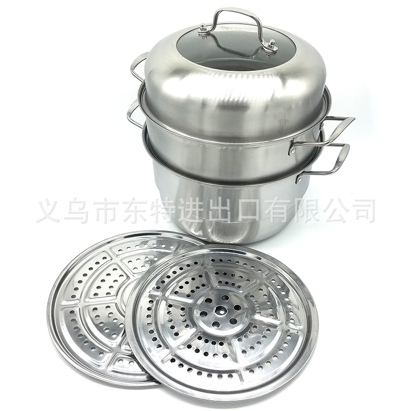 厂家直销蒸锅带磁双层蒸锅家用蒸煮多用锅蒸汤锅促销礼品赠品详情图10