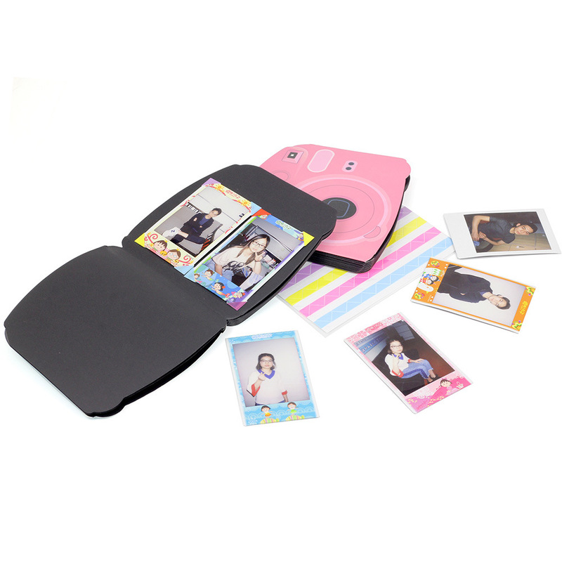 Suitable for Polaroid/Koda/Polilai Mini 3inch Square Photo DIY Photo Album with Corner Sticker