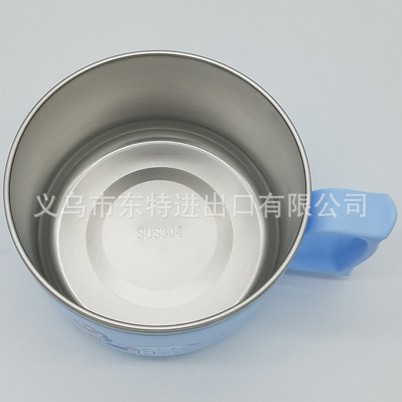 Factory direct sales of stainless steel 304 lunch boxes, cartoon covered instant noodle bowls, insulated fast food cups, heat-resistant student lunch boxes detail image 9
