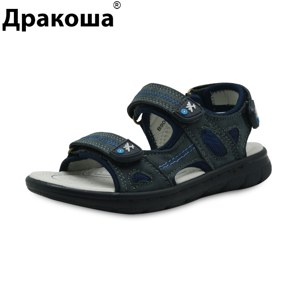 儿童凉鞋男童夏季防滑平底学生沙滩鞋夏季韩版宝宝防滑童鞋