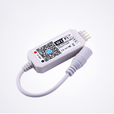 厂家直销rgb迷你控制器智能wifi控制器无线调光调色亚马逊alexa