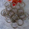 Factory direct selling 4-10mm dual-circle DIY jewelry accessories double-layer iron circle small wholesale